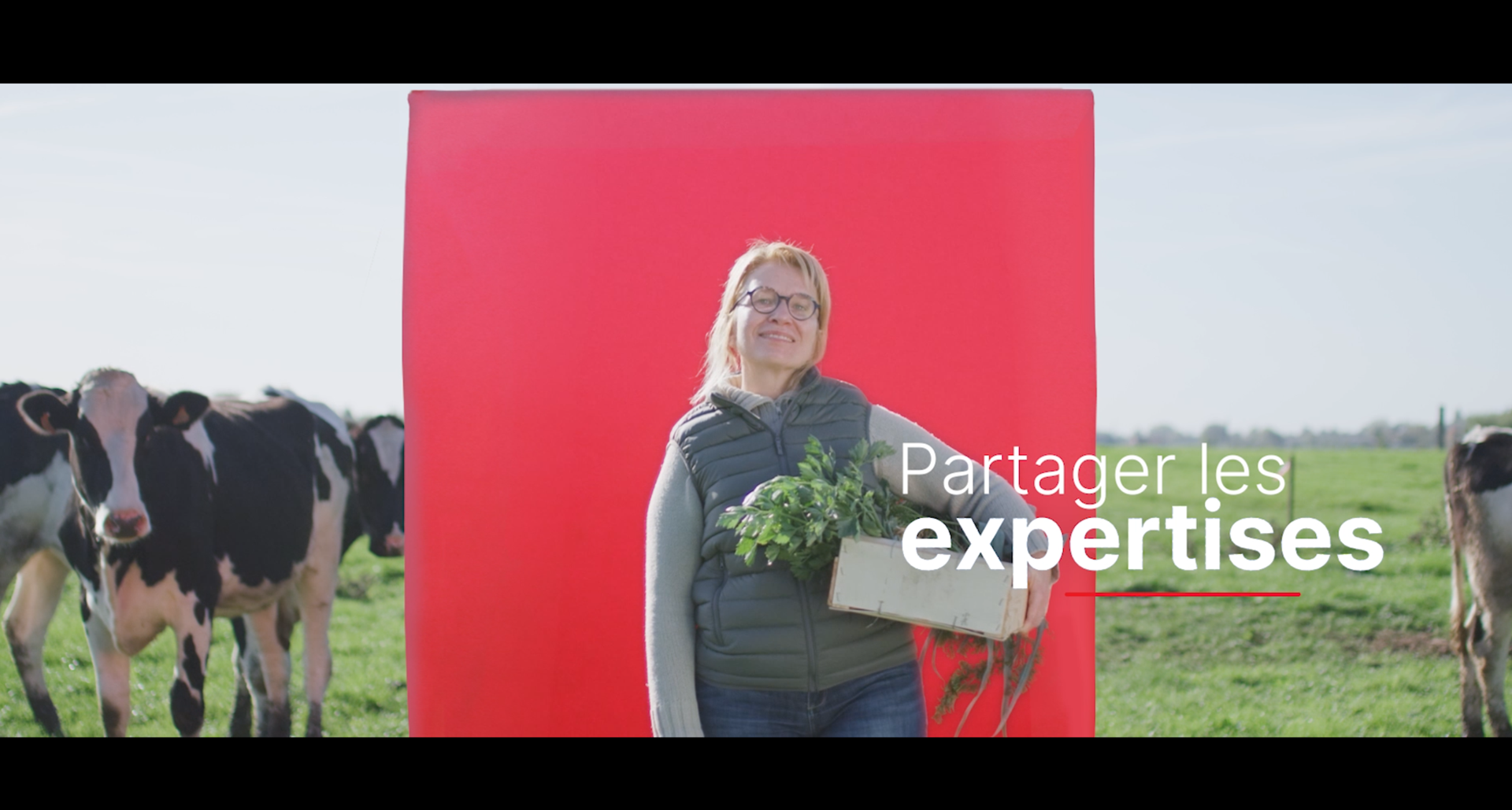 image issue d'une video corporate banque montrant agricultrice