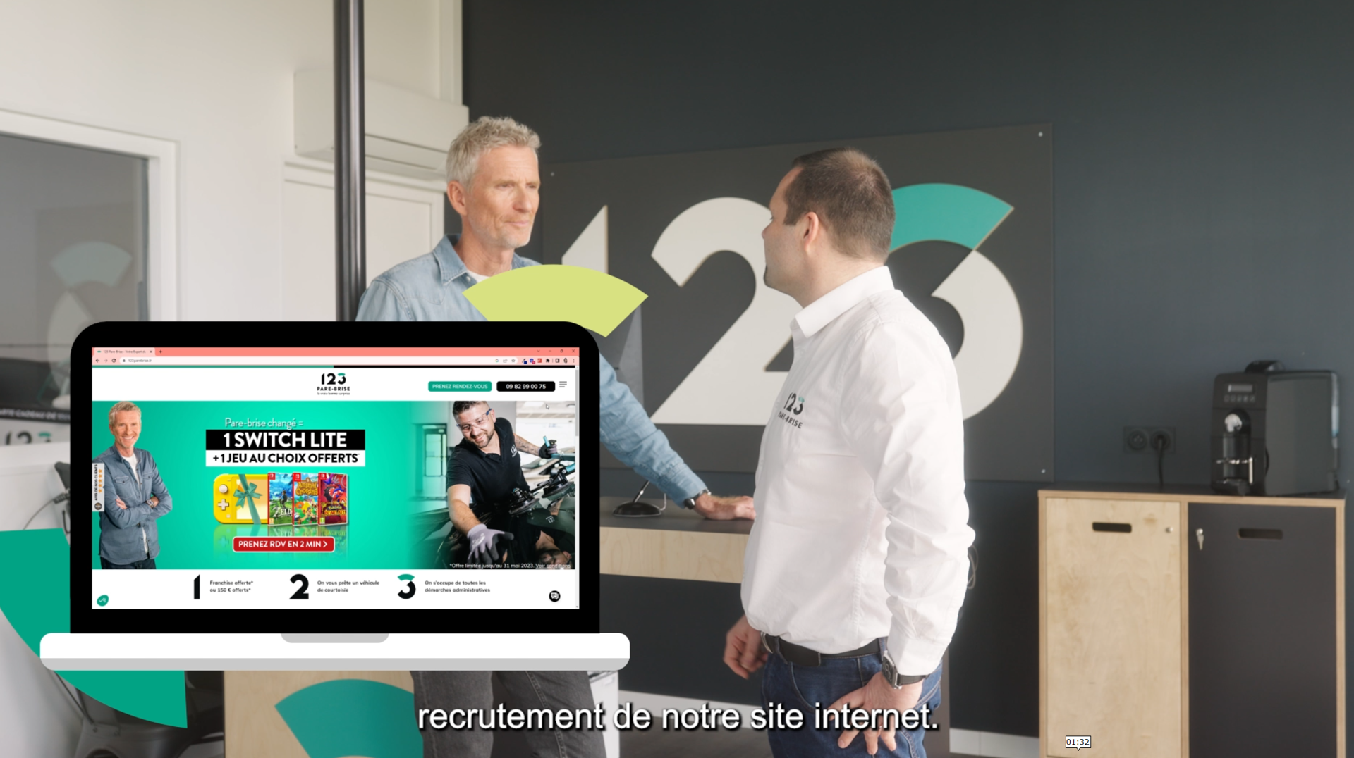 image issue d une interview menée par denis brogniart